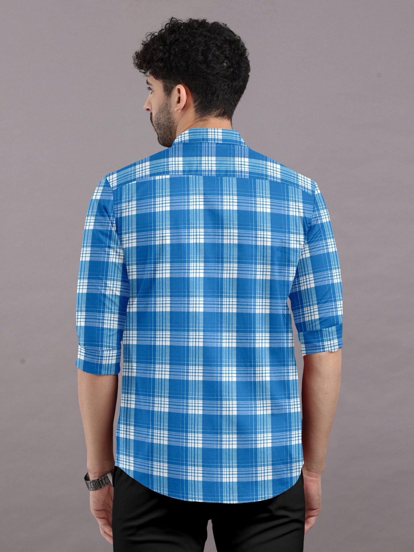 Sky-High Swagger Checks Shirt
