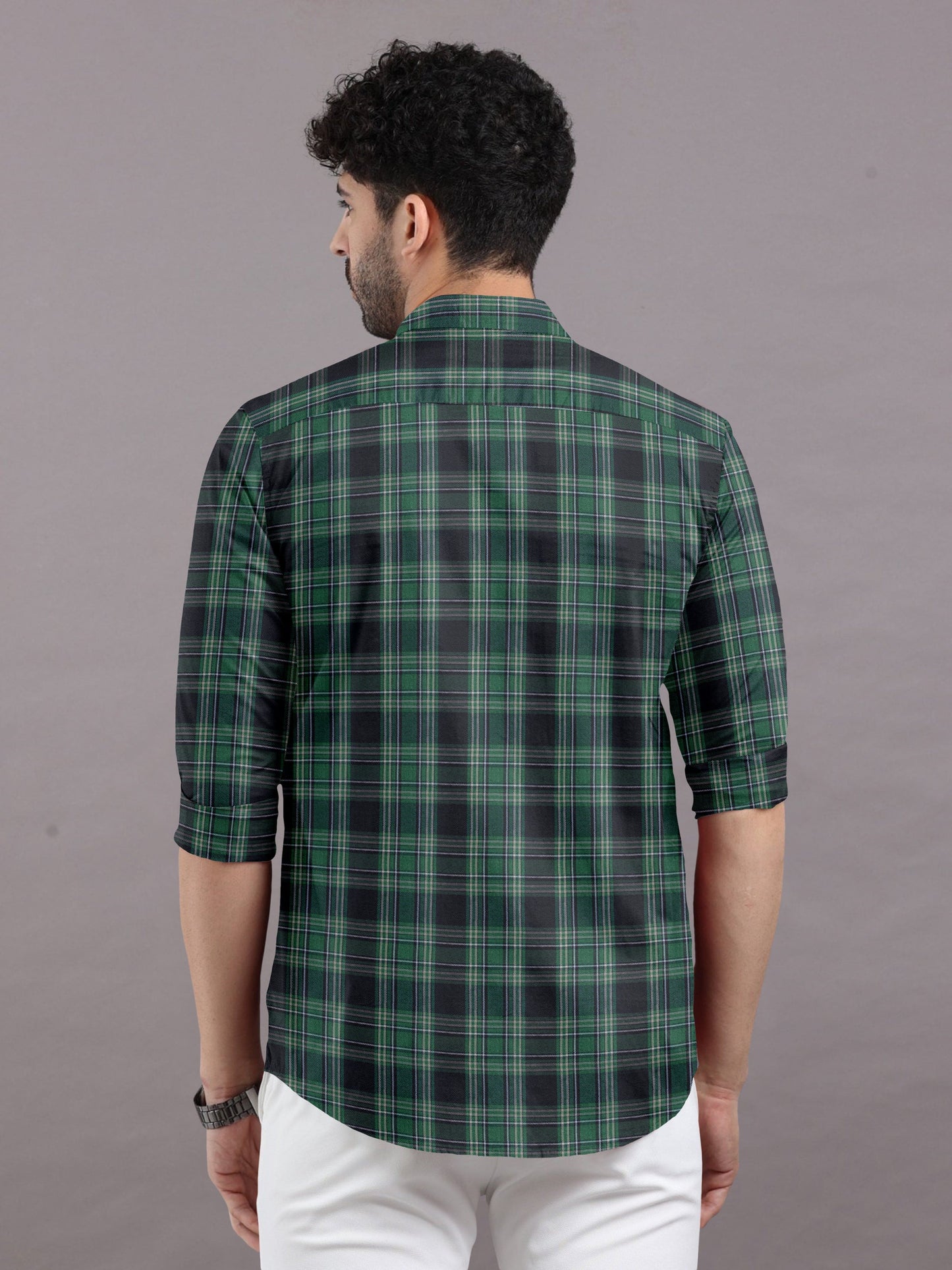 Teal Takeover Checks Shirt